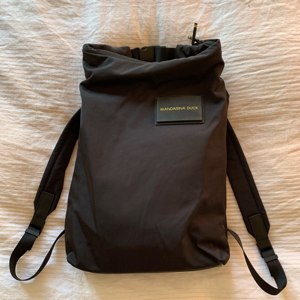 MANDARINA DUCK BLACK BACK PACK - WORN TWICE